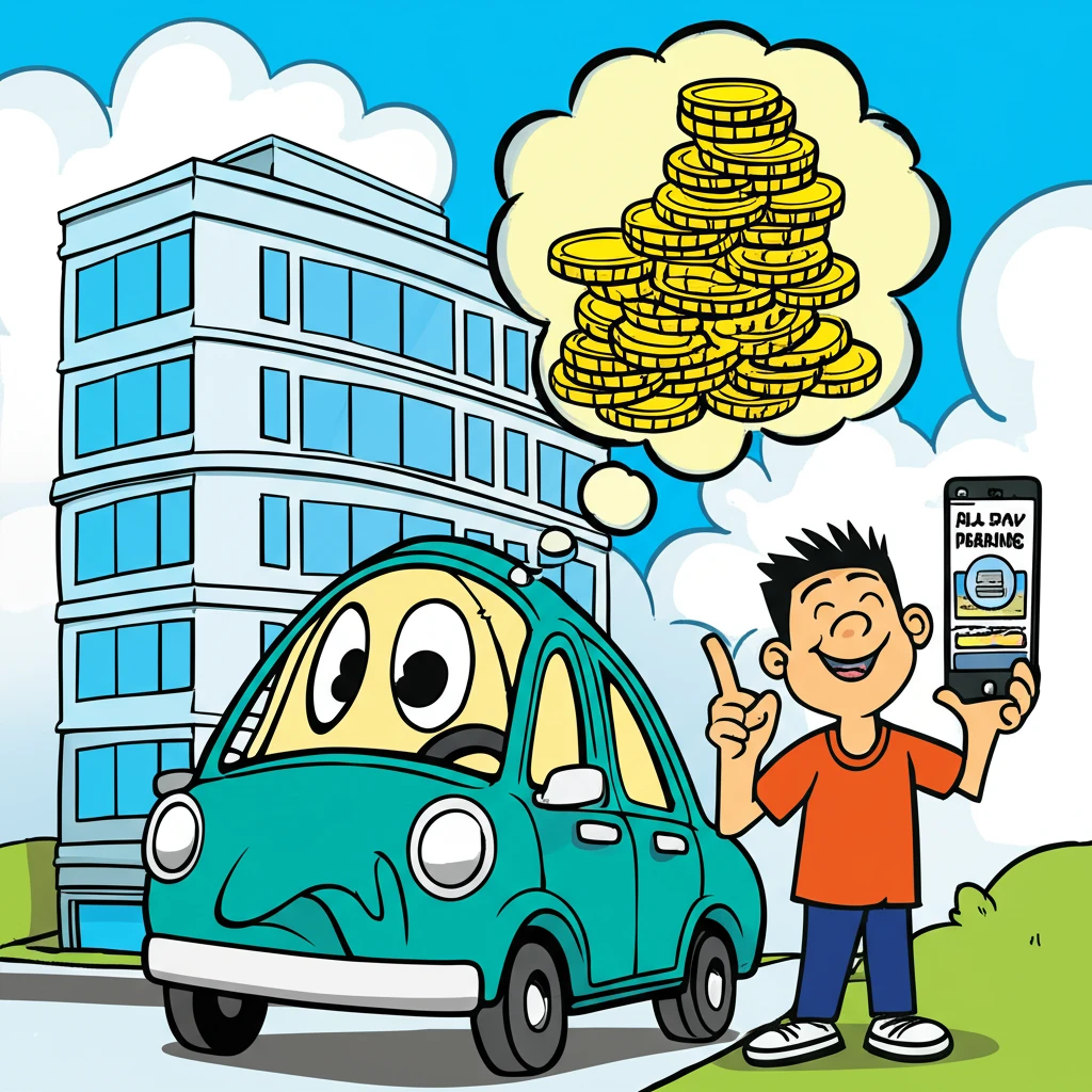 장기 주차 예약 안내 이미지