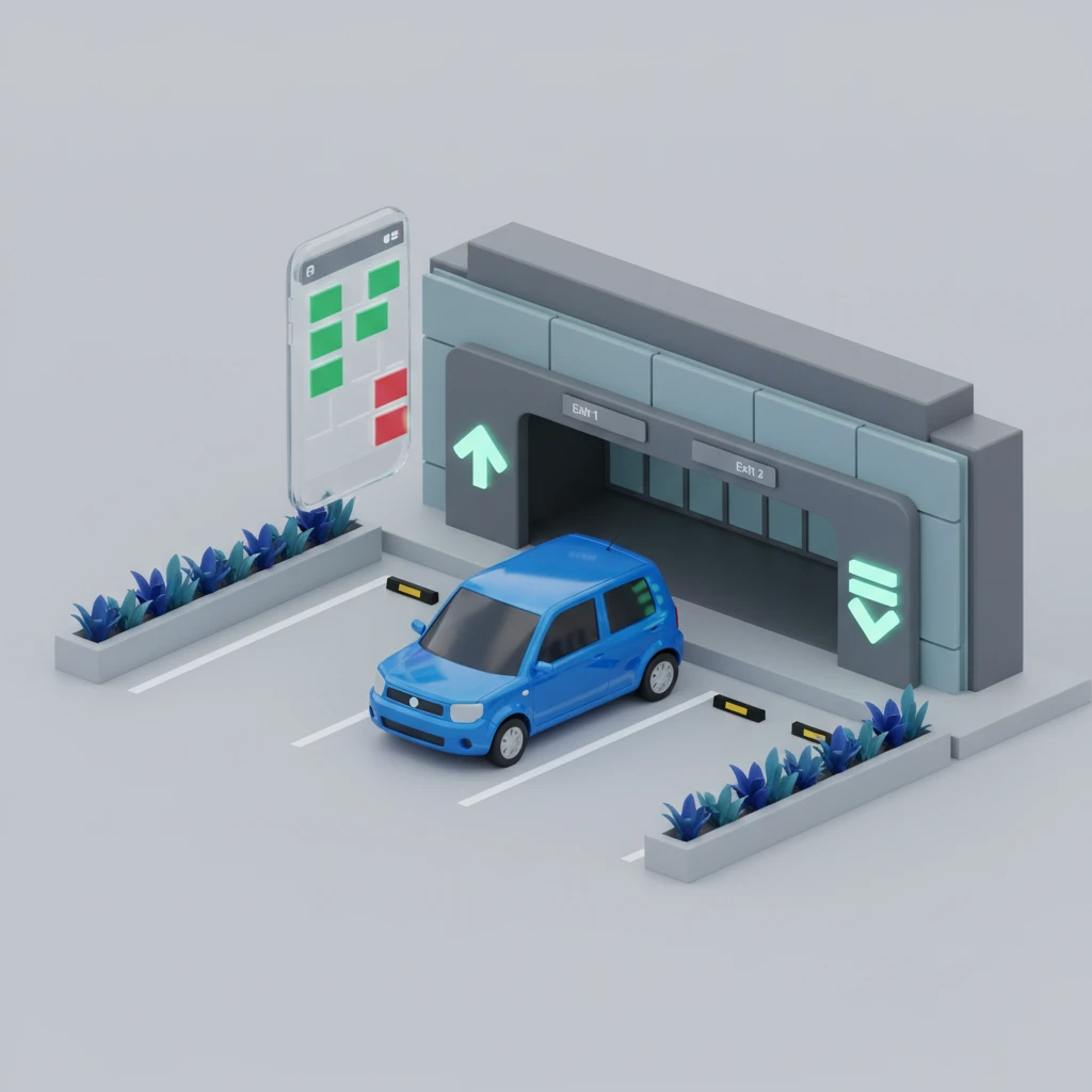 역촌역 민영 주차장 전경