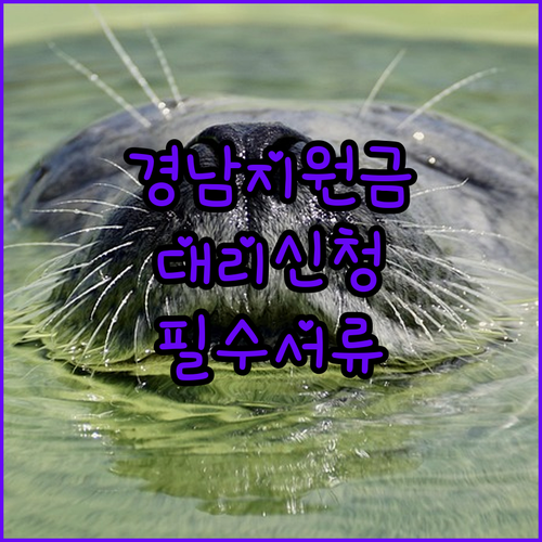 경남 생활지원금 대리 신청 방법과 가족관계증명서 지참 안내