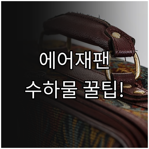 에어재팬 수하물 규정 추가 요금과 초과 비용