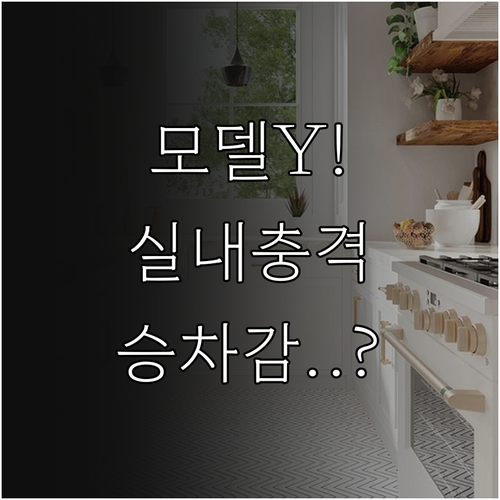 테슬라 모델 Y 오너 후기로 보는 실내와 승차감