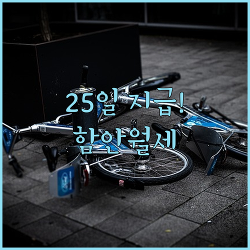 2026년 함안군 청년월세 지급일 매월 25일 및 신청 자격