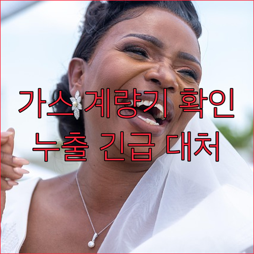 도시가스 계량기 수치 확인과 가스 누출 의심 시 조치법